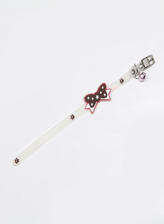 KittuPet طوق سيليكون للحيوانات الأليفة من KittuPet، بتصميم لطيف، مناسب للكلاب والقطط، طوق مطاطي/على شكل ربطة عنق، قطعة واحدة - Image 3